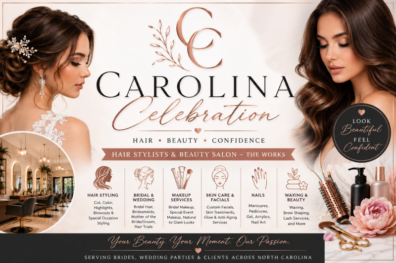 HALO Salon – Bridal Hair & Beauty Services in New Bern, NC